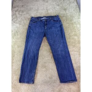 Old Navy Womens Size 16 Boyfriend High Rise Blue Denim Jeans Stretch D506
